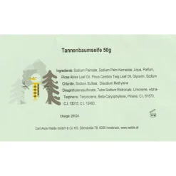 Best Atelier IRIS FIALA 5 Stückseifen "Tannenbaum", mit Zirbenduft, plastikfrei, EUR 39,00/kg