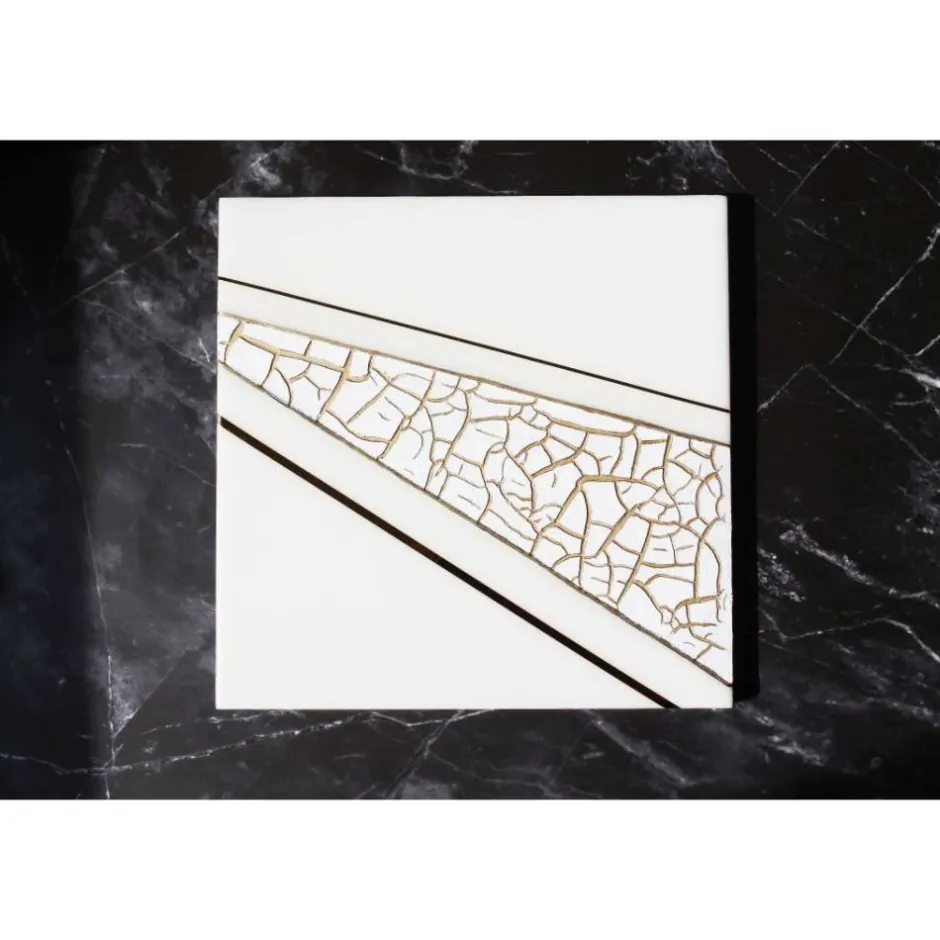 Best KARObeads 2 Wandbilder "Struktur", handgefertigt, mixed media, resinart, wallhangart