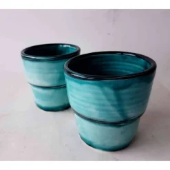 Atelier Schoening 2 Zahnputz Becher / ägyptisch Grün