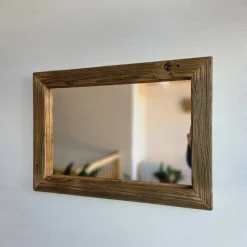 Altholzspiegel Altholz Spiegel S2281 Holzspiegel 51 x 71 spiegel antiko optik Alteiche sonnenverbrannt Holzspiegel upcycling nachhaltig