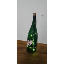 Lichterketten^MissNadelwunder Beleuchtete Flasche