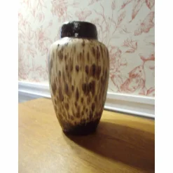 Deko-Objekte^CottageFurnitures Blumenvase Vase 50er Jahre gefleckt Gesteckvase Vintage