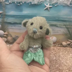 Bärino  Bärjungfrau Oceana 9 cm  Künstlerbär