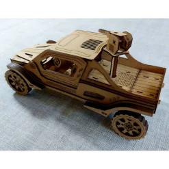 Spiele Für Erwachsene^to.bee.crafted 3D Puzzle: Offroad Vehicle / Buggy, DIY Holzbausatz lasergeschnitten, Puzzle für Erwachsene, Modellbausatz, Modell