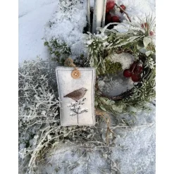 Bachbienchen Dekoration - Anhänger - Wollfilz - Wintervogel