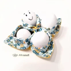 Afrosteff Eierkorb, Eierwärmer für 4 Eier