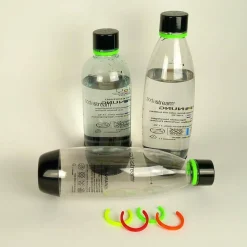 kompatibel-mit 4er Set Farbmarkierungen passend für SodaStream Flaschen – Clips zur praktischen Unterscheidung