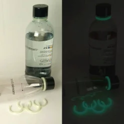 kompatibel-mit 4er Set Farbmarkierungen passend für SodaStream Flaschen – Clips zur praktischen Unterscheidung