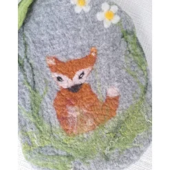 Wärmflaschen^Maoma-Kreativdesign gefilzte Wärmflasche Filzwärmflasche mit Fuchs