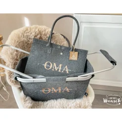 Einkaufskörbe^Ganz nach Wunsch Geschenk Mama | Geschenk Oma | Einkaufskorb personalisiert | Ein tolles Geschenk von dem Kind für die Mama oder Oma