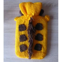 Clearance CreativBaer Gestrickter Wärmflaschenbezug - Giraffe inkl. Wärmflasche