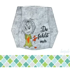 beijule Glasmanschette Du fehlst mir