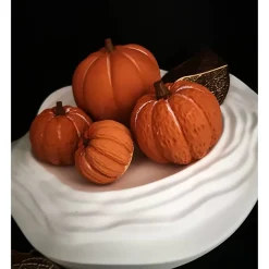 Deko-Obst^Tinas Schmucktruhe Handbemalte Keramik-Kürbisse – Einzigartige Herbstdeko & Geschenkidee
