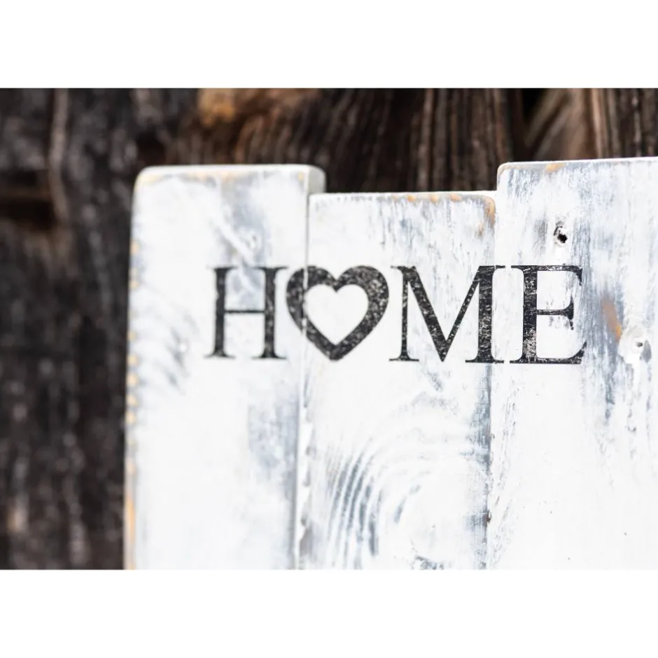 Schlüsselbretter & -Kästen^green4upcycle Handgefertigtes Schlüsselbrett aus Palettenholz im Shabby-Chic-Stil – mit Schriftzug HOME, Upcycle, Landhausstil,