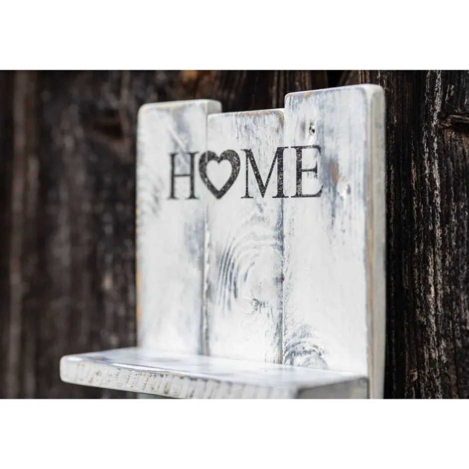 Schlüsselbretter & -Kästen^green4upcycle Handgefertigtes Schlüsselbrett aus Palettenholz im Shabby-Chic-Stil – mit Schriftzug HOME, Upcycle, Landhausstil,