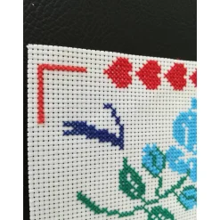 Anjas Kreationen Handgefertigtes Stickbild "I Love You"