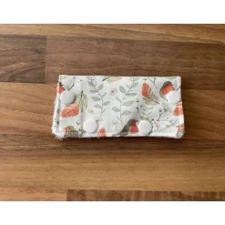 Alltagshilfen^Feludara-Design Handgenähtes Port-Cover Set– Diskrete Abdeckung & Clip für enterale Ernährung - Rotkehlchen