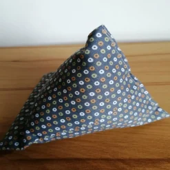 Best ZauberhafteDinge24 Handysitzsack aus 100% Baumwollstoff in dunkelgrau mit orangebraune, grüne & weiße Kreise genäht