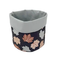 Sale Afrosteff Herbstlicher Stoffkorb mit Ahornblätter, Brotkorb
