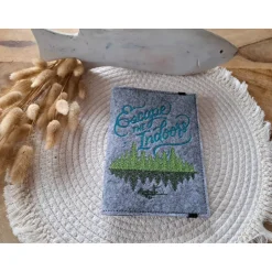 Sale UnVergleichliches Hülle / Etui für den Angelpass / Angelschein Angler personalisierbar mit Namen  Petri Heil
