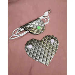 CarVo-Design Kabelclip / Kabelhalter / Kopfhörerhalter 2er Set Kunstleder