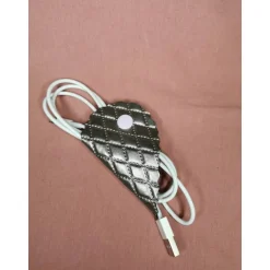 CarVo-Design Kabelclip / Kabelhalter / Kopfhörerhalter 2er Set Kunstleder