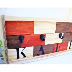 DeinZuhause Kaffeebar Tassenhalter Wandhalterung für Tassen