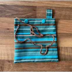 Alltagshilfen^Feludara-Design Kathetertasche für Chemotherapie – Port-Katheter-Aufbewahrung individuell & hautschonend - Petrol