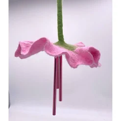 Best Drache-kreativ-verfilzt Klangblüte Windspiel Mobile aus Filz – Handgefertigte Wohndekoration für Terrasse, Garten & Babyzimmer