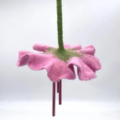 Best Drache-kreativ-verfilzt Klangblüte Windspiel Mobile aus Filz – Handgefertigte Wohndekoration für Terrasse, Garten & Babyzimmer