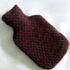 Wärmflaschen^Puls Kleine Wärmflasche, Hülle 100 % Wolle (Merino) gewalkt