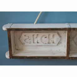 Wandregale^Schätze-von-Gestern kleines Wandregal aus alter Ziegelform Upcycling