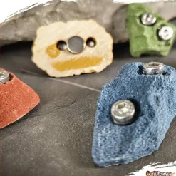 Magnetwände^Bloßfeld und Jungk Klettergriff Magnete – Boulderstein 5er Set in bunten Farben