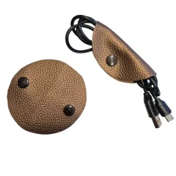Afrosteff Kopfhörer- und Kabelbinder im 2-er Set, Kabelhalter, Kabelorganizer, Kabelordner