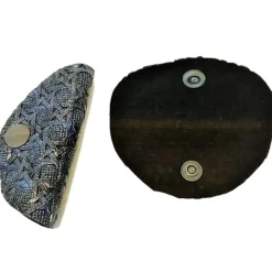 Discount Afrosteff Kopfhörer- und Kabeltasche im 2-er Set aus blauen gemustertem Kunstleder
