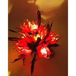 Anemones Wollzauberei Lichterkette "Weihnachtsglöckchen" aus finnischem Papiergarn