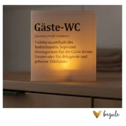 Bad-Accessoires^beijule Lichtertüte Gäste WC