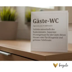 Bad-Accessoires^beijule Lichtertüte Gäste WC