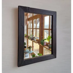 Badspiegel^Altholzspiegel Loftspiegel Altholz Spiegel S2077 Badspiegel Holzspiegel  Loft upcycling nachhaltig