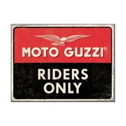 Antik und Kultiges Moto Guzzi Magnet Retro – Kühlschrankmagnet Motorrad Biker, hochwertig 6x8 cm