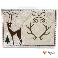 beijule Mugrug, Tassen- oder Kerzenglasuntersetzer Hirsch