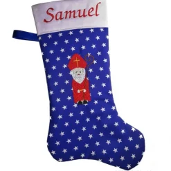Clearance Stickstube Eckental Nikolausstiefel mit Name Samuel