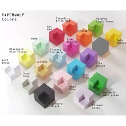 Best Paperwolf Nilpferd Bastelbogen von , viele Farben zur Auswahl. Original Geometrisch modern kreativ, Flusspferd Hippo DIY aus Papier
