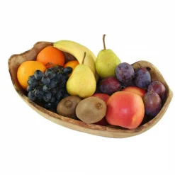 Clearance Olivenholz erleben Obstschale oval ca. 27 - 30 cm aus Olivenholz
