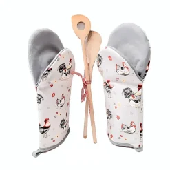 Sale Afrosteff Ofenhandschuhe 2-er Set "Hühner"