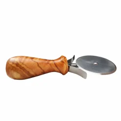 Online Olivenholz erleben Pizzaschneider mit Griff aus Olivenholz