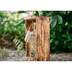 Laternen^green4upcycle Plantation XO Rum Glasflasche Flaschenlampe Flaschenlaterne Lampe Laterne mit 40 LED, warm, Dekolampe, Geschenk