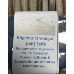 Bonaventura by Heide Dathe Rügener "Strandgut" Seife mit Heilkreide & Traubenkernöl * 100 g Stück * Sassnitzer Manufaktur
