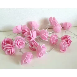 Best es-schmuckdesign Romantische Feenlichter 20er Rosen Lichterkette in Pink