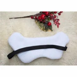 Best DieSchnukkis Schlafmaske, Schlafbrille Eisbär aus Fleece antipilling Augenbinde Reisemaske Augenmaske Kinder Frauen Männer tierisch l